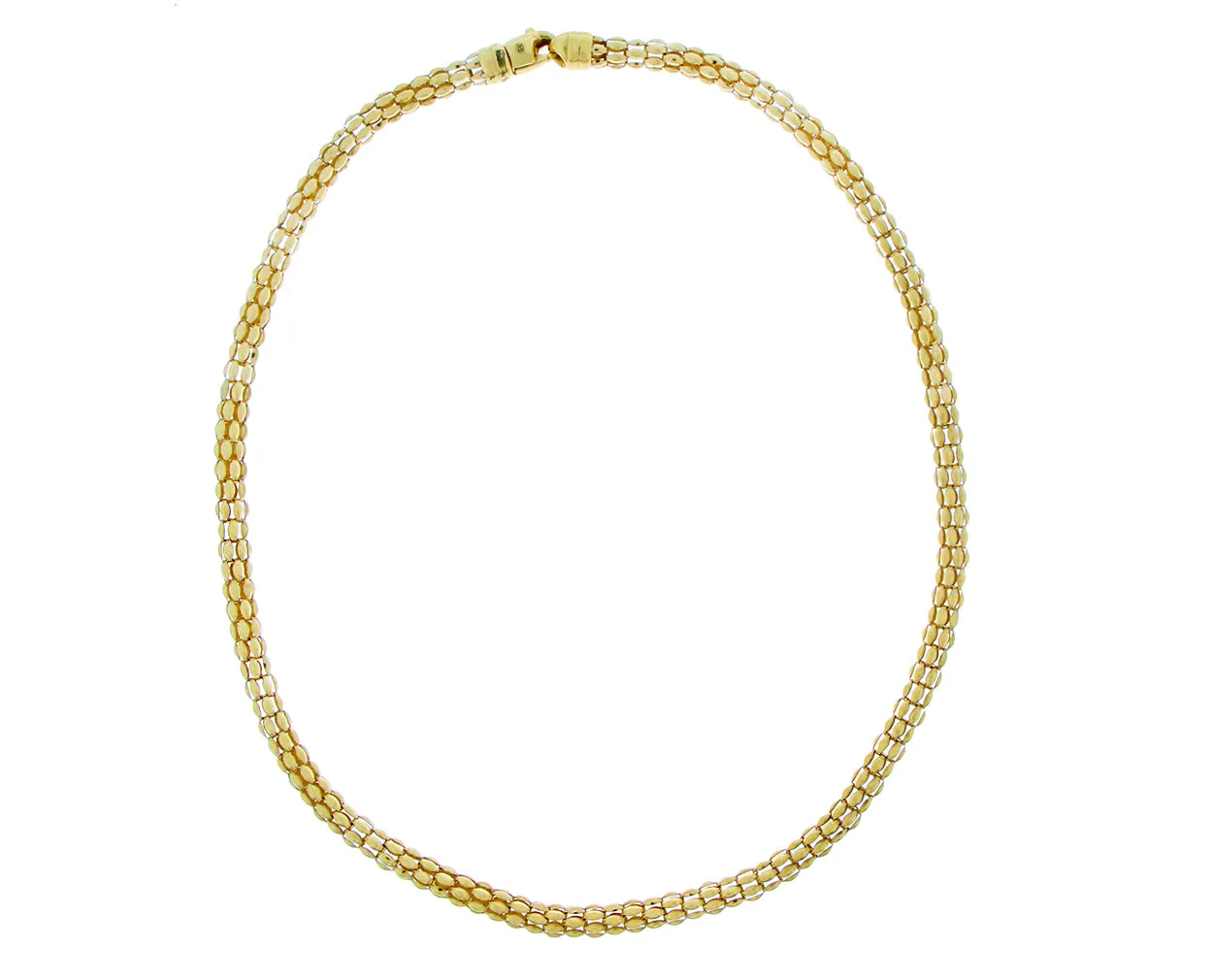 Yellow gold necklace
