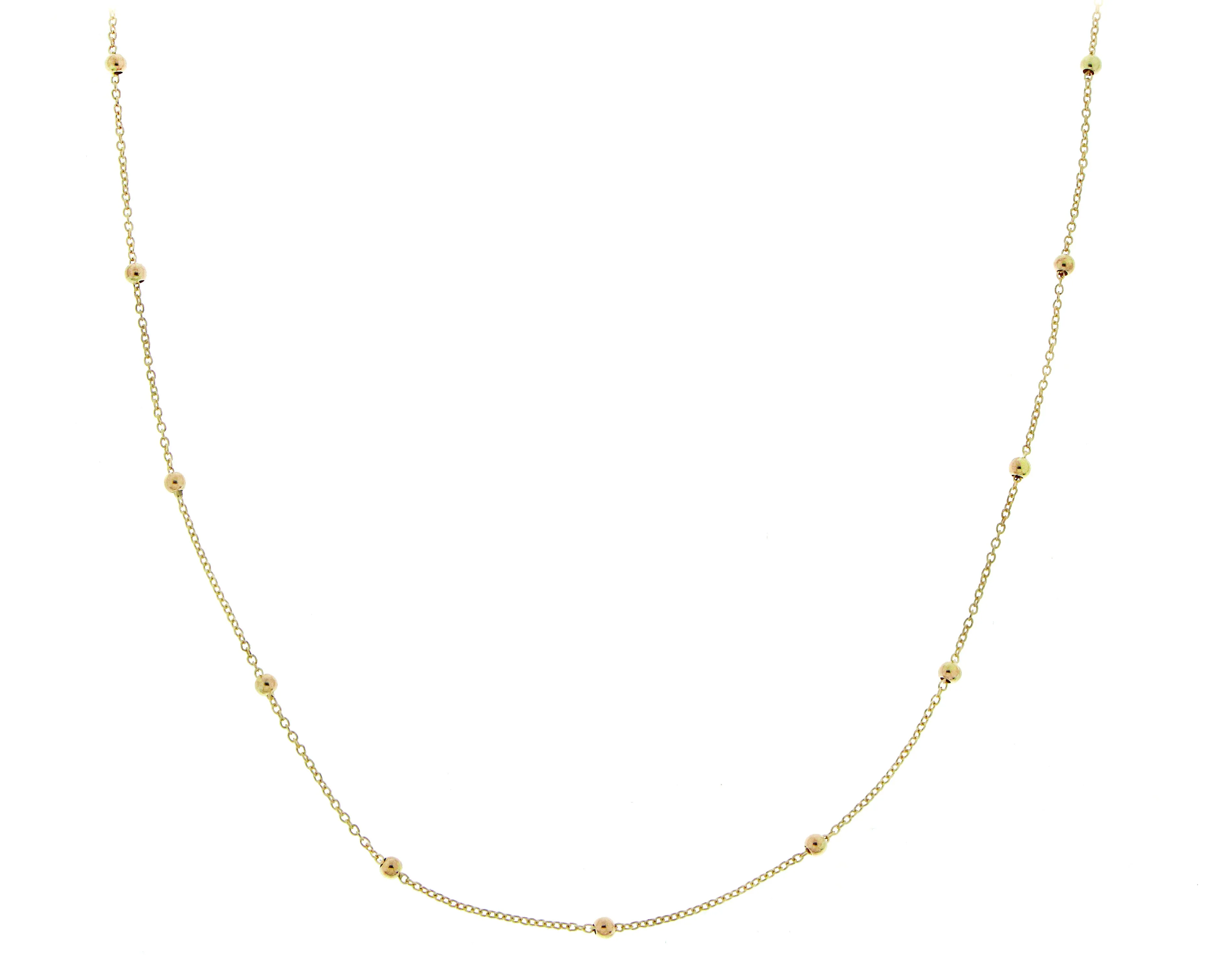Yellow gold necklace