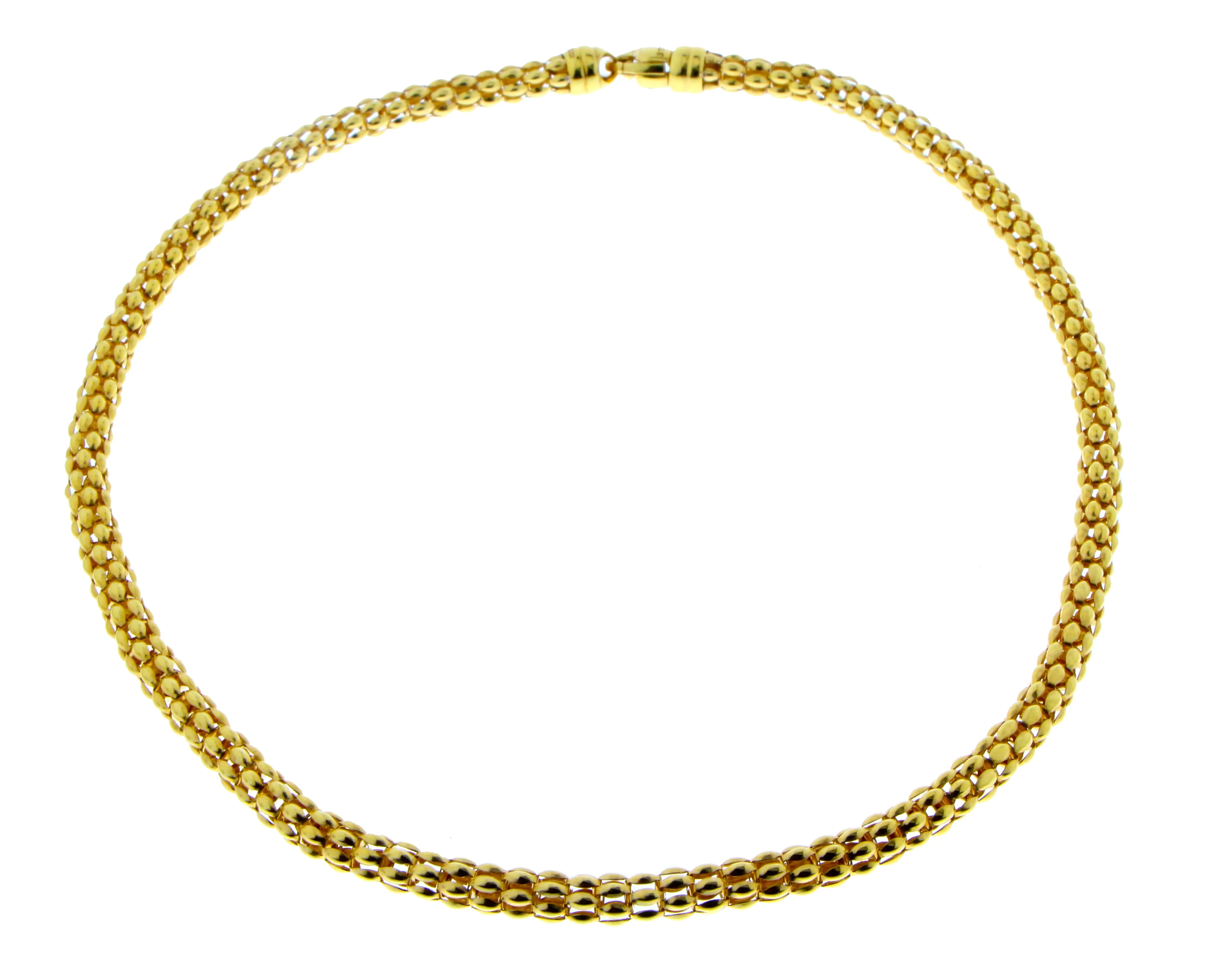 Yellow gold necklace