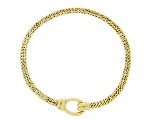 Yellow gold necklace