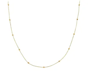 Yellow gold necklace