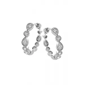 Zeghani Hoop Earrings Ze878